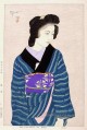 the portrait of okoi 1935 Paul Jacoulet Japanese